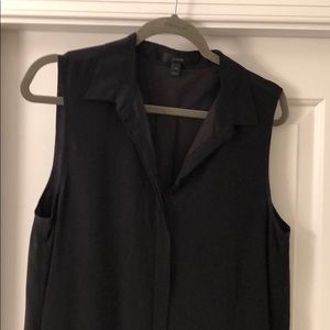 J. Crew silk shirt dress size M
